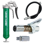 LockNLube pistol grip front view showing compact design and reliable handling