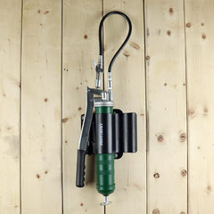 LockNLube next to a grease gun showing size and fit for quick access
