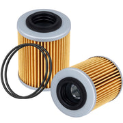 LOCOPOW front view showing oil filter and brand for reliable replacement