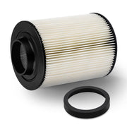 LOCOPOW front view of RZR 800 air filter showing precise fit and clean sealing