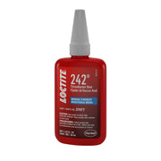 Loctite 242 front label showing product name and benefits