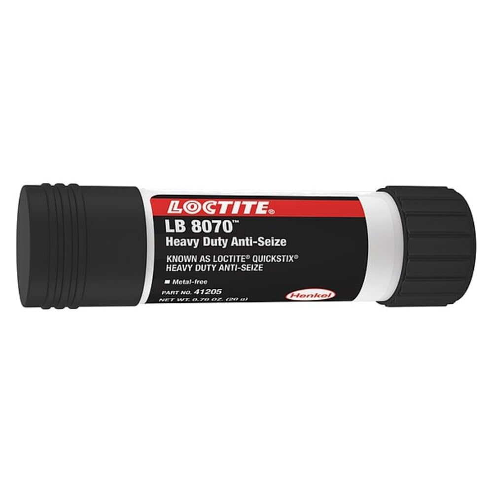 Loctite anti-seize stick front view showing easy application and corrosion protection