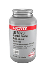Loctite bottle close-up showing marine corrosion protection benefit
