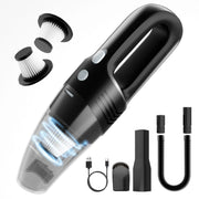 Loeeosu handheld vacuum front view showing compact design and quick grab convenience