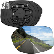 LOIYLLEN front view of left driver mirror glass showing clear reflective surface and fit