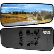 LOIYLLEN front view passenger tow mirror glass showing fit and clarity benefit