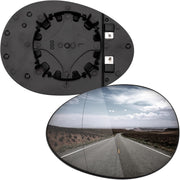LOIYLLEN left driver mirror front view showing crisp reflective surface benefit