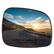 LOIYLLEN front view of replacement mirror glass showing fit and finish