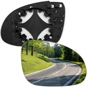 LOIYLLEN right passenger mirror front view showing clear reflective surface benefit