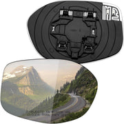 LOIYLLEN front view of right passenger mirror glass showing improved visibility