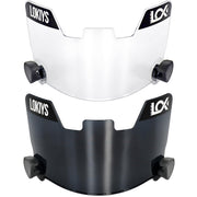 LOKIYS front packaging showing black and clear visors, highlights choice benefit