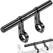LOKTENWO handlebar extender front view showing clean mounting space and improved organization