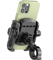 LOKTENWO front view mounted on handlebar showing secure grip and accessibility