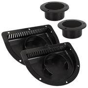 Lonffery vent front flange showing secure edge and durable mounting benefit