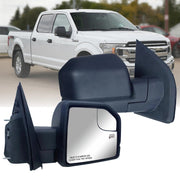 LONGLING passenger mirror front view showing complete assembly and fit