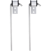 Lonsda front view of two stainless exhaust hanger rods showing sturdy build and secure fit