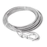 LOPYXBR front view of 3/16 cable and hook showing kit contents and benefits