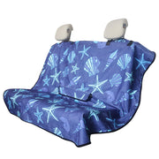 LoyaGour front view with conch shells print protects seats and adds style