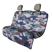 LoyaGour front view showing camouflage cover protecting bench seat