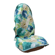 LoyaGour full front seat cover showing chrysanthemum design and full protection