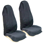 LoyaGour front seat cover protector front view showing full coverage and protection