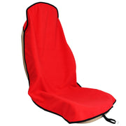 LoyaGour front seat cover shown on bucket seat protecting upholstery