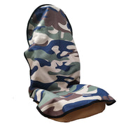 LoyaGour front view showing full camouflage cover protecting seat