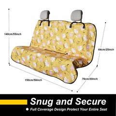LoyaGour non-slip backing close-up ensuring secure seat stability