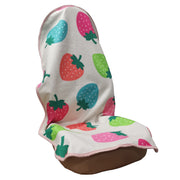 LoyaGour strawberry front-view showing full seat coverage and protection