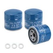 Lqito front packaging showing three filters and gaskets, clear fit identification