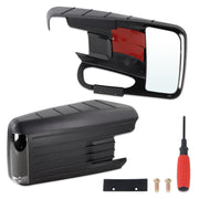 Lqito front view installed on Ford F-150 mirror showing improved visibility