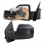 Lqito front view of left driver mirror showing full assembly and fitment benefit