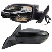 Lqito left driver-side mirror front view showing clean OEM-style fit and improved sightlines