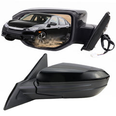 Lqito left driver-side mirror front view showing clean OEM-style fit and improved sightlines