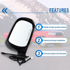 Lqito mirror close-up of heat-resistant glass for clearer visibility