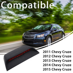 Lqito installed on Chevy Cruze upper rear demonstrating clear high-mounted brake signal