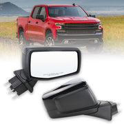 Lqito right passenger mirror front view showing clean OEM fit and improved visibility