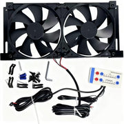 LQLXJDZZ front view of fridge vent fan showing compact design and improved airflow