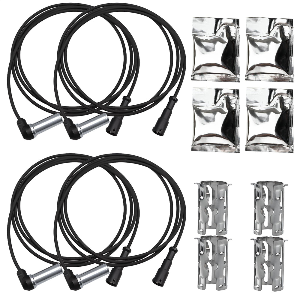 LQYLMY front view of ABS sensor harness showing plug and cable protecting reliable connection