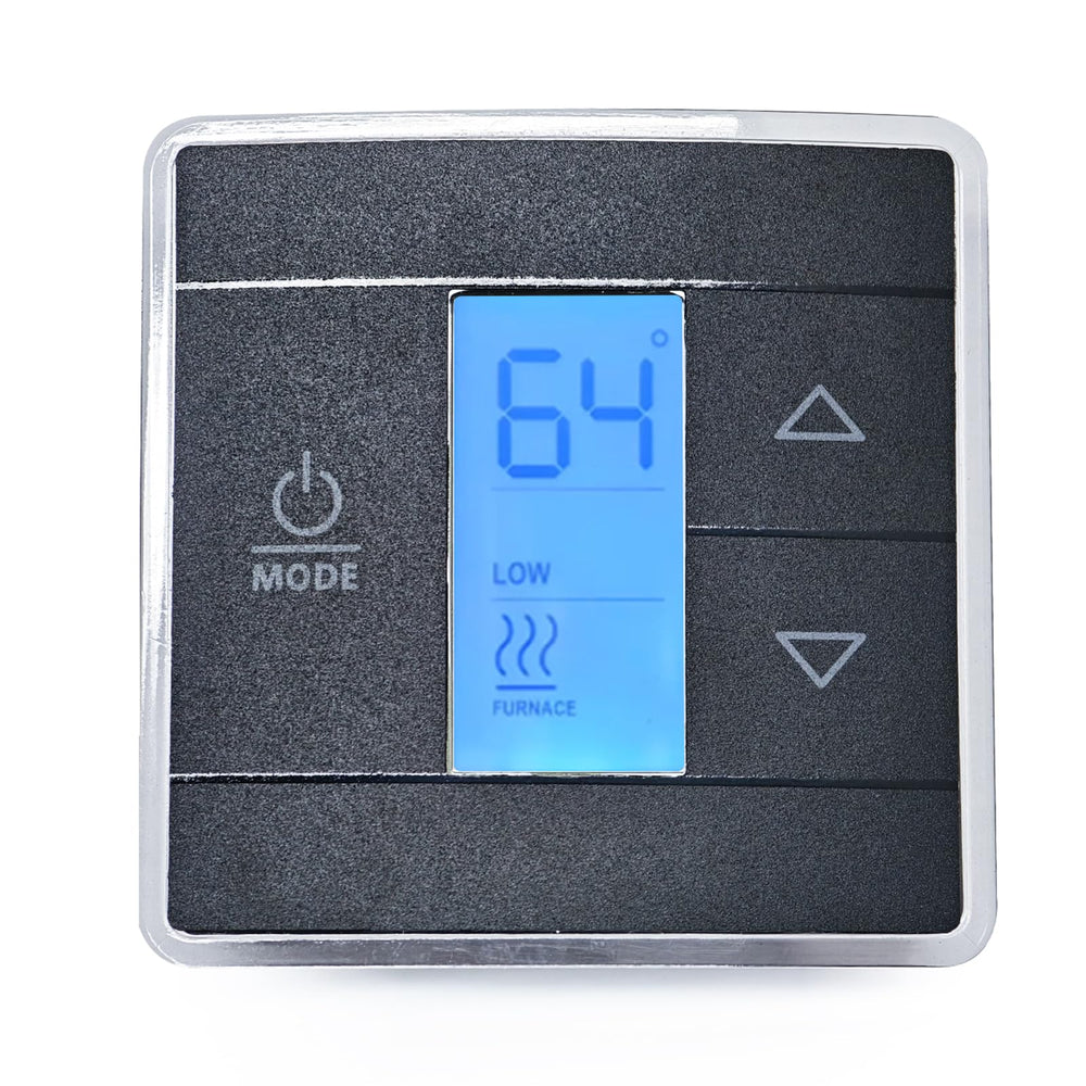 Lrichy front panel thermostat showing controls and clean design for easy use