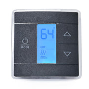 Lrichy front panel thermostat showing controls and clean design for easy use
