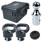 Lrichy front view of gooseneck ball showing clean fit and durability