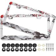LRZJYDMB cherry blossom frame front view showing floral border and fit benefits