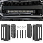 LTEODCHEW front view showing hidden LED bar behind grille for clean look