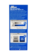 Lubegard 30901 back label with directions and usage details for accuracy
