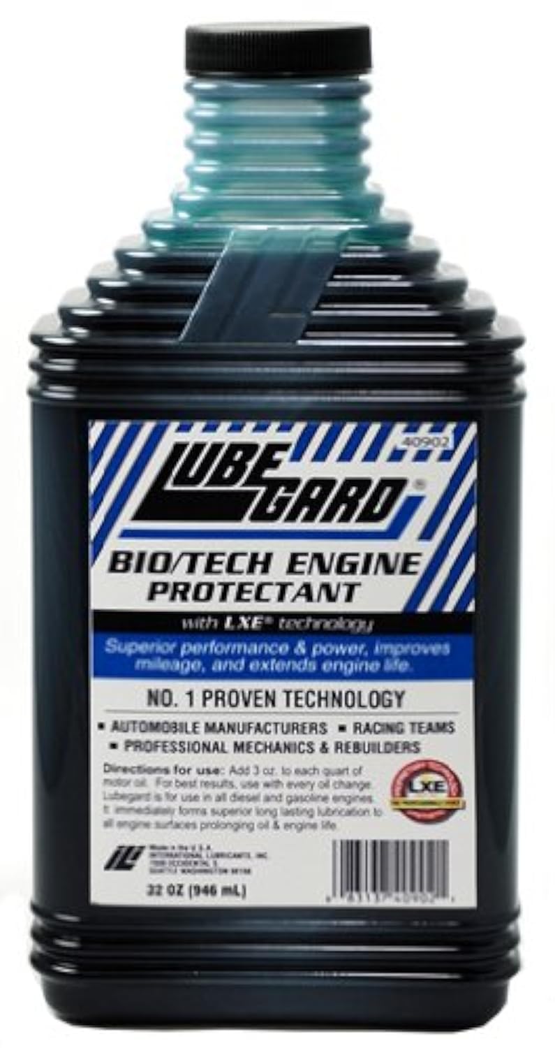 Lubegard front bottle showing label and 32 oz size for clear product ID and benefits