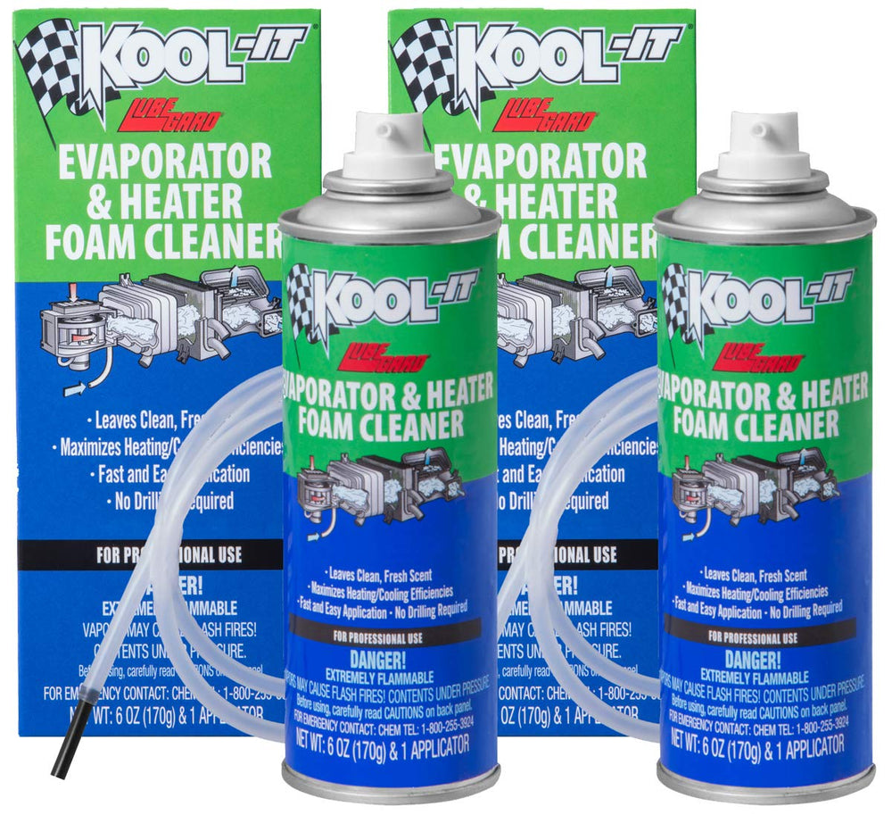 Lubegard Kool-It front can showing label and usage benefits for fresh HVAC