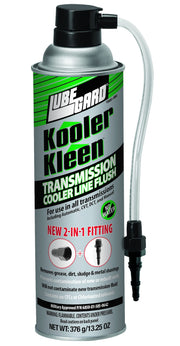 Lubegard Kooler Kleen front bottle showing product and volume benefit