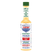 Lucas Oil bottle front packaging showing product and volume, promotes system cleanliness