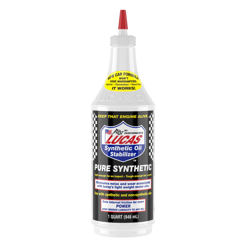 Lucas Oil 10130 front label showing product name and benefits for confident purchase